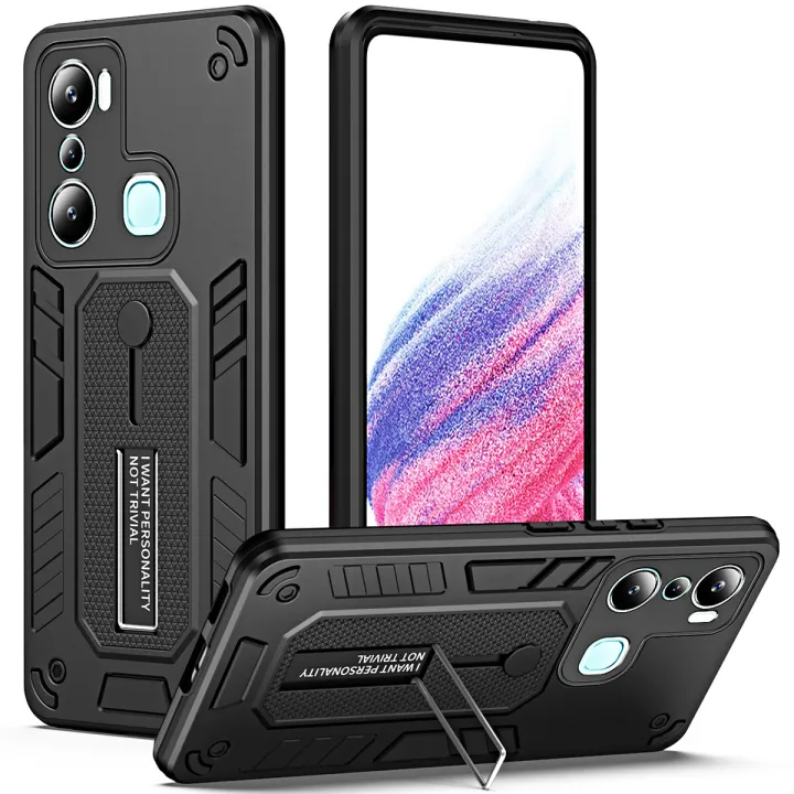 For%20Infinix%20Hot%2020i%20X665E%20Phone%20Case%20Flexible%20Finger%20Ring%20Buckle%20Shockproof%20Hard%20PC%20Silicone%20Back%20Cover%20with%20Kickstand%20Bracket%20-%20Image%204