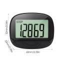 Pedometer For Walking Step Counter With Built-in Clip Portable Pedometer With Back Clip Clock Function Accurate Step Calorie. 