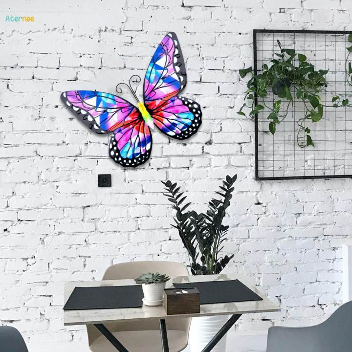 Butterflies%20Hanging%20Decorations%20Sculptures%20Decorative%209.84''%20Indoor%20Outdoor%20Wall%20Art%20Ornament%20for%20Patio%20Yard%20-%20Image%207