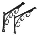 2Pcs Wall Mounted L Shaped Angle Bracket Multifuntional Brace Shelf Brackets Decorative Shelf Brackets Wall Brackets S. 