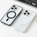 HOCE Shockproof Magnetic Phone Cases For iPhone 15 14 13 Pro Max MagSafe Case Candy Color Clear Soft Bumper Cover. 