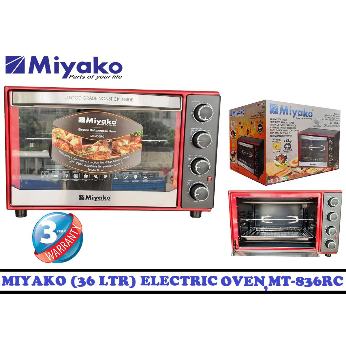 MIYAKO 36Liters Electric Oven MT-836RC.