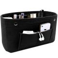EverToner Purse Organizer Bag Organizer For Tote and Handbag Shaper Felt Insert Bag Purse Organizer Cosmetic.