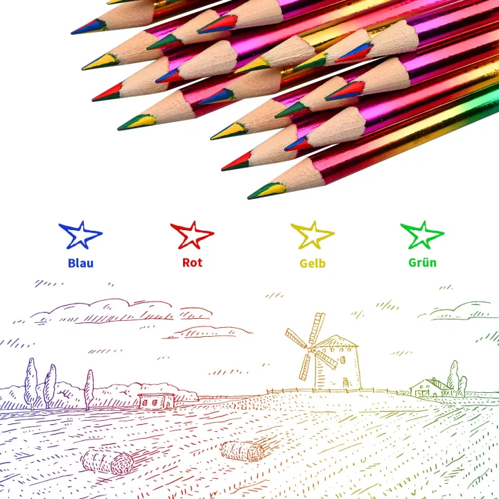Multicolor%20Pencil%204%20Colour%20in%201%20Pencil%202%20Piece%20-%20Image%206