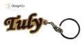 Laser Engraved Wooden Key Ring (Thickness: 6 mm, Width: 65 mm, Height: 30.35 mm)) A. 