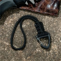 BKKH Emergency High Strength Outdoor Tools Parachute Cord Camping Hiking Paracord Keychain Lanyard Key Ring. 