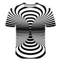 2020 fashion new pattern psychedelic 3d T-shirt short fashion print O-neck T-shirt unisex summer jacket.