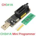 CH341A CH-341A USB Programmer CH341A 24 25 Series EEPROM Flash BIOS USB Programmer SOIC8 SOP8 Adapters Module Motherboard. 