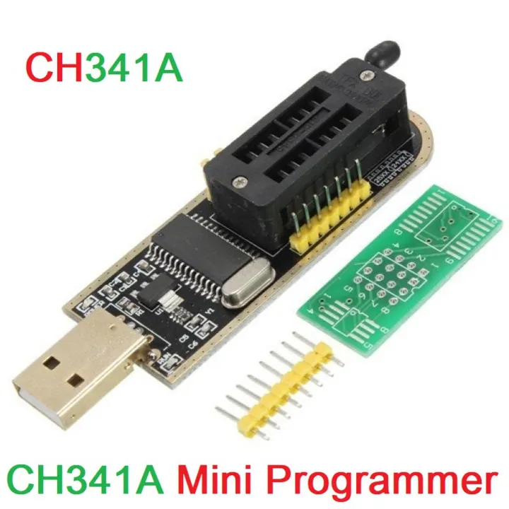CH341A CH-341A USB Programmer CH341A 24 25 Series EEPROM Flash BIOS USB Programmer SOIC8 SOP8 Adapters Module Motherboard