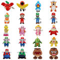 Balloon Mario Plush Soft Toys Poplin Rolla Koopa Elephant Fruit Goomba Animals Dolls Elephant Princess Daisy Peach Kawaii Gifts. 