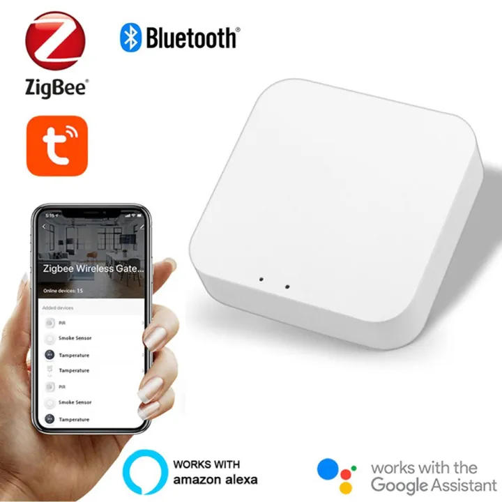 Tuya Multi-mode Gateway Bluetooth+Zigbee Multi-protocol Communication Gateway Tuya/smart Life APP Remote Control Easy To Use