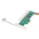 HXSJ PCI Express to PCI Adapter Card PCI-E to PCI Converter with 4Pin Power Supply. 
