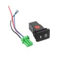DC12V Rear Fog light Push Switch 4 Wire Button For Toyota Camry Prius Corolla. 