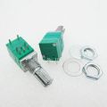 5PCS 8pin RV097NS Dual Potentiometer B50K B503 With Switch Audio Power Amplifier Sealing Potentiometer.