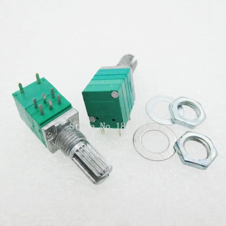 5PCS%208pin%20RV097NS%20Dual%20Potentiometer%20B50K%20B503%20With%20Switch%20Audio%20Power%20Amplifier%20Sealing%20Potentiometer%20-%20Image%202