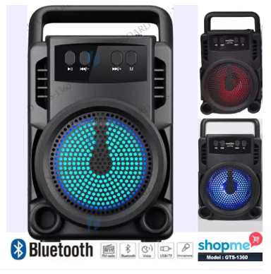 KTS Speaker GTS-1360 wireless portable speaker Mini style 3 inch - Speaker