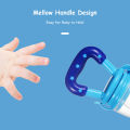 HelloKimi 3PCS Baby Food Feeder Kit Squeeze Feeding Bottle with Spoon Baby Bite Pacifier Temperature Spoon Fruit Vegetable Feeder Squeezing Food Bottles Rice Paste Juice FeederInfant Fruit Feeder Pacifier Teething Toy Gift Set. 