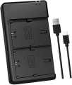 Canon LP-E6 Dual Charger for 60D 70D 80D 6D 7D Camera. 
