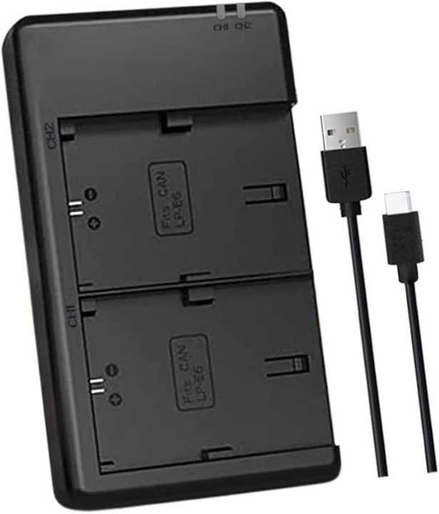 Canon%20LP-E6%20Dual%20Charger%20for%2060D%2070D%2080D%206D%207D%20Camera%20-%20Image%205