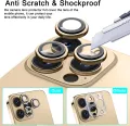 Camera Lens Protector For iPhone 12 Pro Max iPhone 12 Pro iPhone iPhone 12 Mini iPhone 12 HD Tempered Glass Metal Ring Lens Screen Cover. 
