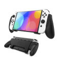 Ecocc【In stock】 for Switch OLED Host With Bracket Grip to Store Game Cards for NS OLED Handle Integrated Protective Shell Easy and portable installation and use. 