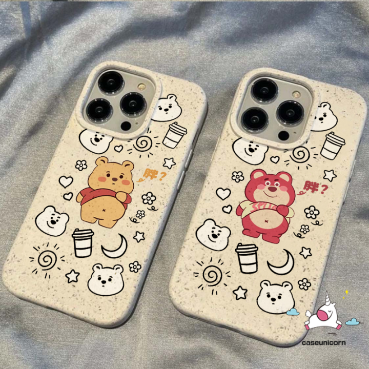 Cartoon%20Strawberry%20Bear%20Phone%20Case%20Compatible%20For%20iPhone%207plus%20XR%2011%2015%2013%2014%2012%20Pro%20Max%20X%207%2015%206%208%206S%20Plus%20XS%20MAX%20SE%202020%20Winnie%20the%20Pooh%20Doodle%20Degradable%20Soft%20Cover%20-%20Image%205