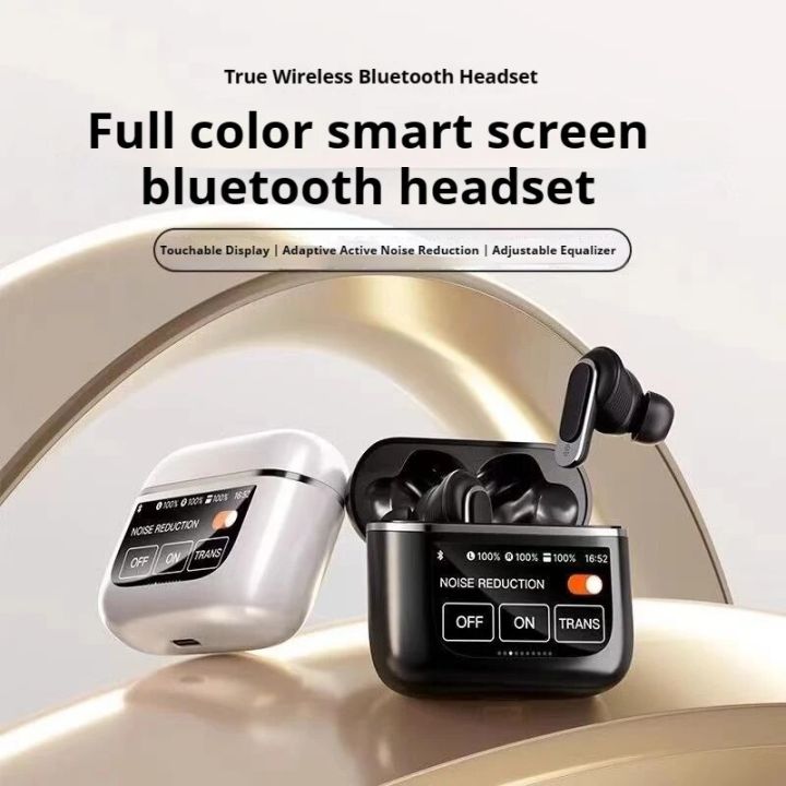 V8 Pro ENC TWS Earbuds HIFI Sound ANC Noise Reduction Touch Screen Control LED Battery Indicator JL Wireless Earphone Headset
