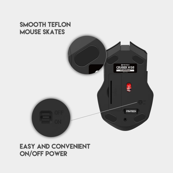 FANTECH%20WG11%202.4Ghz%20Pro%20Gaming%20Wireless%20Mouse%202400%20DPI%206%20Buttons%20Ergonomic%20Portable%20Mice%20For%20Laptop%20PC%20Computer%20Office%20Business%20-%20Image%204