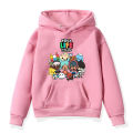 Toca Life World Kids Hoodies Toca Boca Cartoon Hoodie Sweatshirt Children Fashion Outerwear Cute Girls Clothes Boy Sportswear.