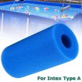 2PCS Foam Filter Sponge for Intex Type a Reusable Washable Swimming Pool Aquarium Filter Accessories - Blue. 