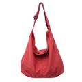 Idle Style Washed Canvas Bag Women's Large-Capacity Crossbody Bag Artistic Youth Shoulder Bag Japanese and Korean Simple Tote Bag. 