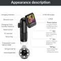 APEXEL APL-MS008 12X-24X Magnification Handheld Digital Microscope - black. 