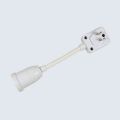 E27 Screw Socket In-line Lamp Holder with On/Off Switch for Home Light Fixtures Socket Converter Bulbs Plug/Adjustable Socket Adapter for Plastic Direct Plug In Light Bulb.