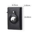 2024For Apple Airtag Wallet Men Carbon Fiber ID Credit Card Holder Rfid Slim Airtag Slide Wallet Designer Cardhol %s: %s. 
