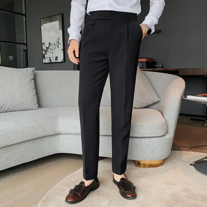 Business%20Pants%20Straight%20Bottoms%20Streetwear%20Washable%20Buttons%20Suit%20Pants%20Men%20Pants%20for%20School%20-%20Image%204