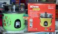 Kiam Rice Cooker 2.8 Ltr Double Pot SS+Non Stick.