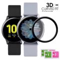 1/2/3PCS 20D Curved Edge Screen protector Glass For Samsung galaxy Watch Active 2 4 40mm 44mm Protective Tempered Glass Film.