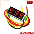 LED Display Mini 0.28 inch DC 0 -100V Digital Voltmeter 100V Volt Panel Indicator Monitor Voltage Meter-1PCS - Compact Digital Voltmeter -Red. 