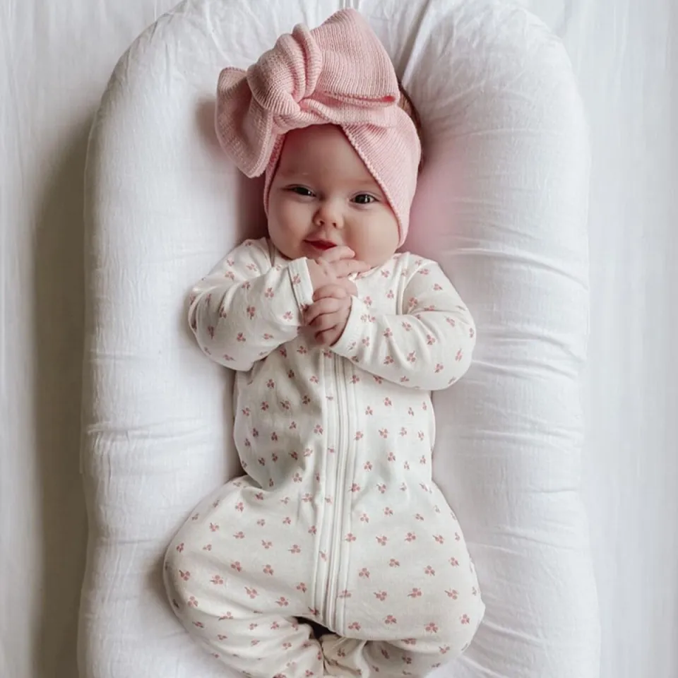 Baby Girl Bows Turban Crochet Woolen Headband Ear Warmer Children