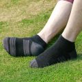 YUEDGE Men And Women Moisture Wick Cotton Low Cut Ankle Socks Sneaker Short Socks 5 Pair Lot 34-46 EU. 