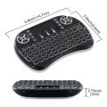 I8-B Mini Wireless Keyboard Rechargable Backlit Mini Keyboard With Touchpad Mouse - For Android Tv / Smart Tv  - Keyboard - Wireless Keyboard. 