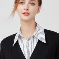 Detachable Collar Women's Korean-Style Versatile Large Pointed Collar Autumn Winter and Spring Matching Sweater Sweater Casual Shirt Pointed Collar Fake Collar. 