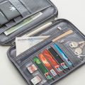 Travel Passport Holder Bag Family Travel Waterproof Wallet Document Organizer for Women and Men. 
