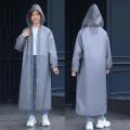 Adult Long Raincoats EVA Waterproof Rain Coat for Men Women Travel Hooded Rain Poncho For Fishing Camping Children's Raincoat.