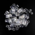 Full Coverage Square False Toenails Natural/Transparent/White Acrylic Nail Tips Nail Art Decorations Manicure Tool 100PCS.