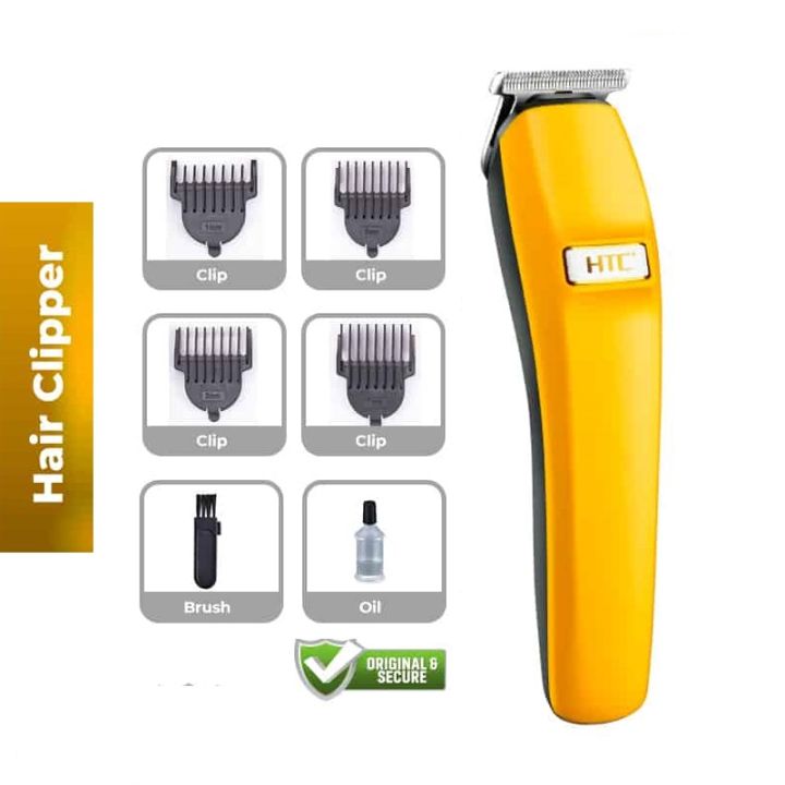HTC AT-530 Rechargeable 4 clipper Hair and Beard Trimmer for Men