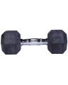 7.5kg  Hex Dumbbell 1 pcs - Black - Citizen Sports. 
