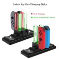 6 in 1 Nintendo Switch Charger 4 Joycon 2 Pro Controller Charging Dock Station NS Joystick Stand.
