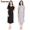 Summer Pregnant Dresses V-neck Solid Maternity Clothes Plus Size Gravida Dresses For Pregnancy Women S-XXL. 