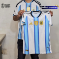 Argentina Jersey 2026 World Cup Jersey Thai Premium | Argentina Home Football Jersey | Fan Edition Blue White Half Sleeve T-Shirt for Men.